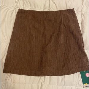 Brown skirt
